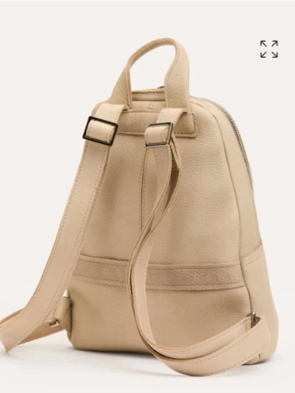 Hammitt Hunter Medium Leather Backpack Tan Silver Studs NWT